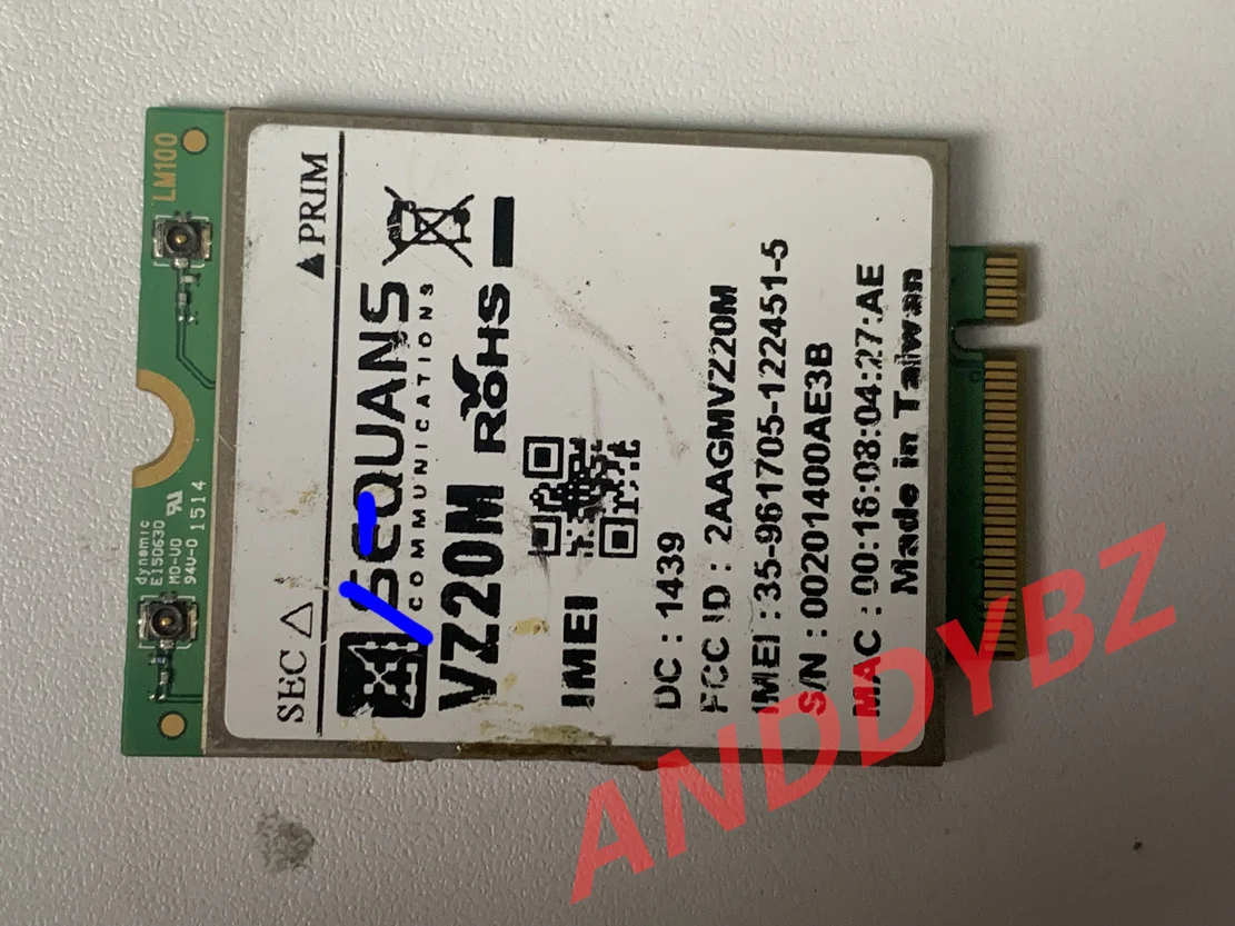 Used FOR SEQUANS Communications Vz20m LTE Module 100% Fully Tested