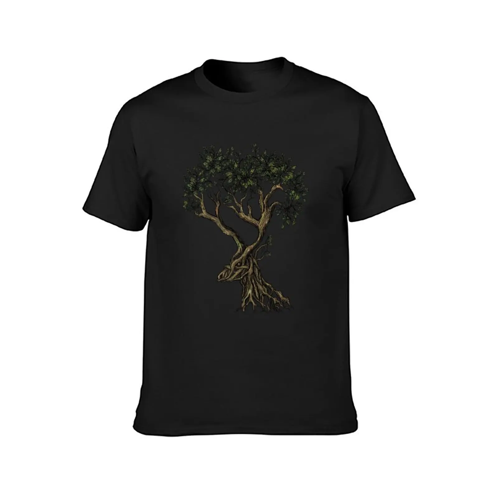 Mystic Antlers of the Forest (Color) T-Shirt vintage clothes funnys hippie clothes clothes for men