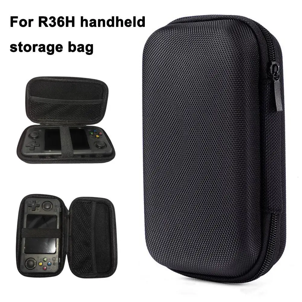 Bolsa de almacenamiento de mano para consola de juegos BOYTOM R36H, accesorios, bolsa de transporte portátil con cremallera, funda protectora