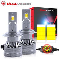 Dualvision H4 Led Headlight 6000K Car Headlight Bulb H7 H1 H8 H9 H11 HB3 HB4 9005 9006 9012 HIR2 Turbo Fog Light Canbus No Error