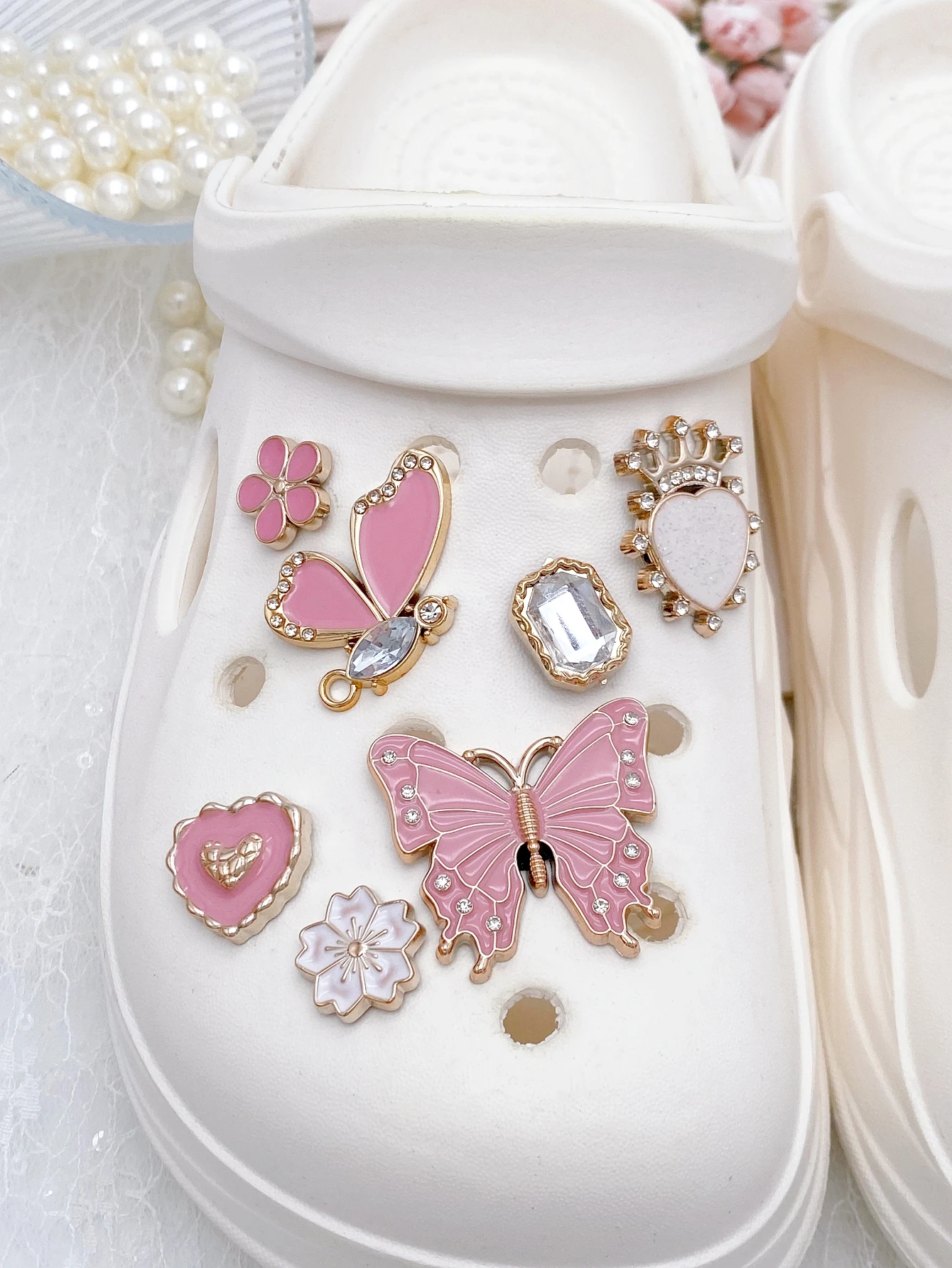 14-piece shoe decoration DIY casual shoe decoration - An interesting and versatile way to personalize your footwear