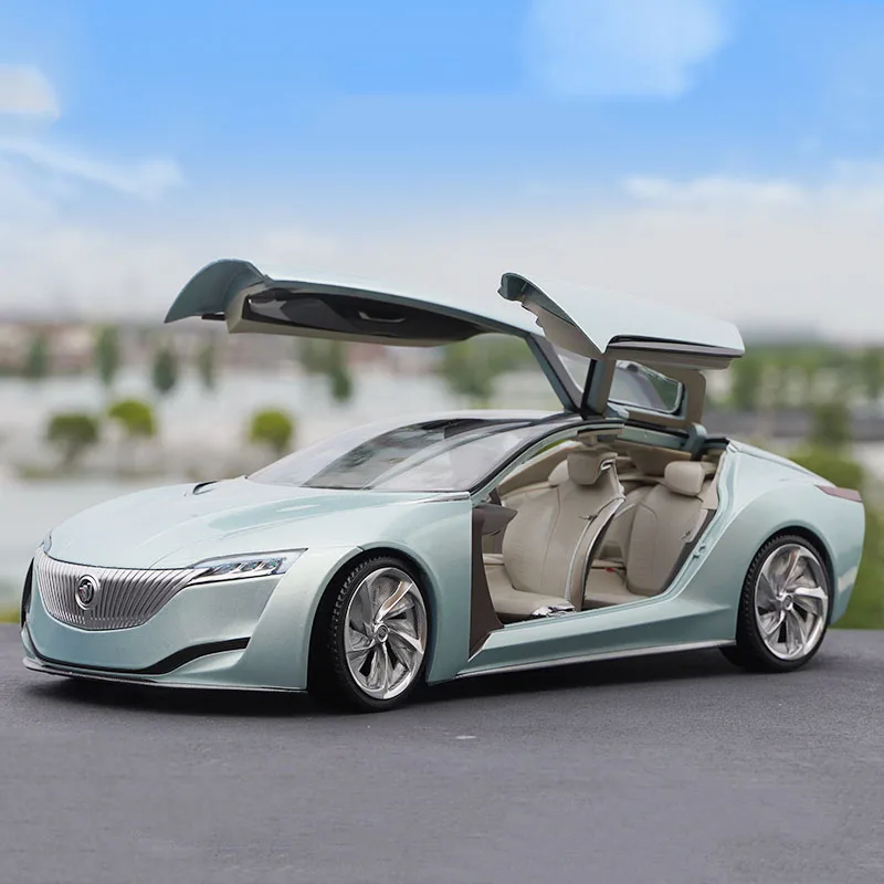 1:18 Buick Future RIVIERA Second Generation Future Concept Car Car Model Children\'s Toys Treasures Collectibles