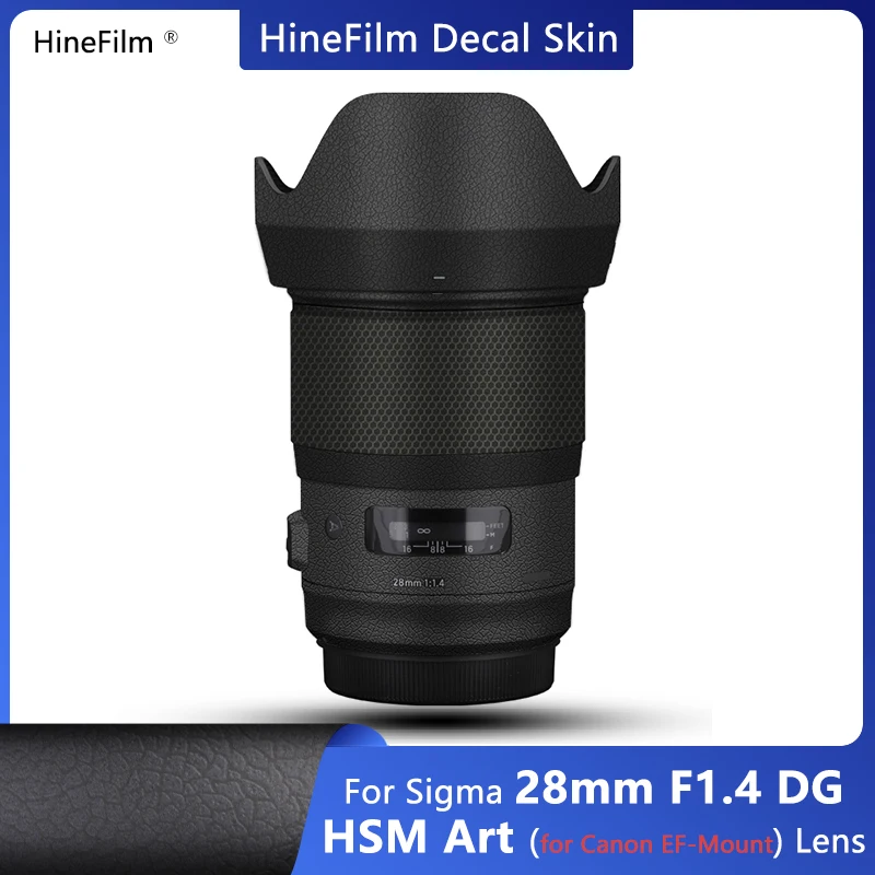 

Hinefilm Skin for Sigma 28 F1.4 Lens Decal Skins for Sigma 28mm f/1.4 DG HSM Art for Canon EF Mount Lens Sticker 28Art 28F1.4