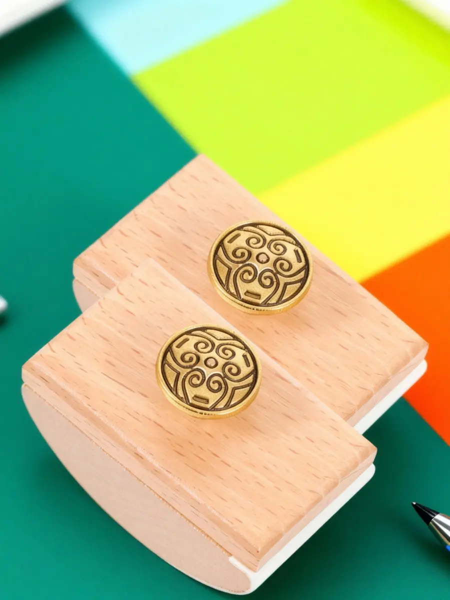 2Pcs Retro Wood Rocker Blotter Premium Ink Blotter Paper Fast Absorption Quick Drying Tool for Calligraphers Writers Stationery