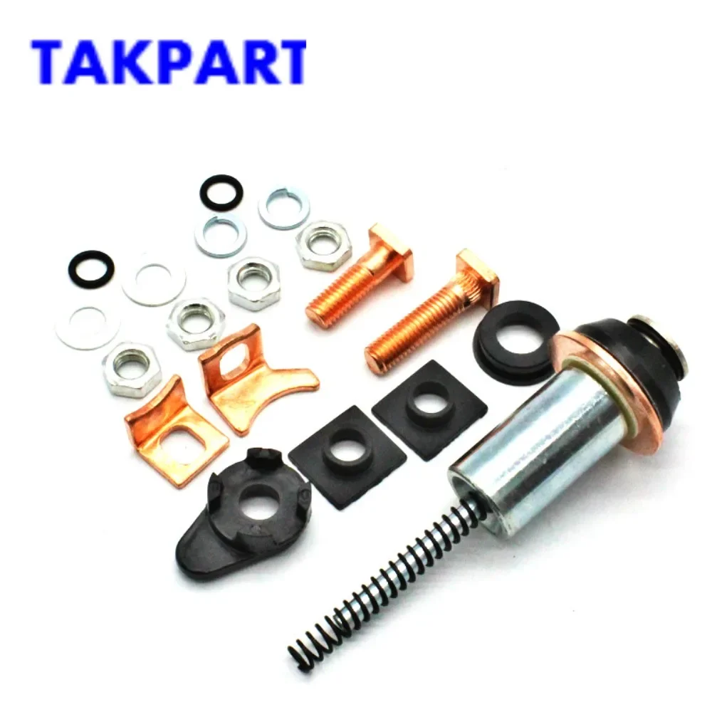 TAKPART For Land Rover Discovery Defender TD5 2.5 Diesel Starter Motor Repair Fix Kit  228000-7220   NAD101240