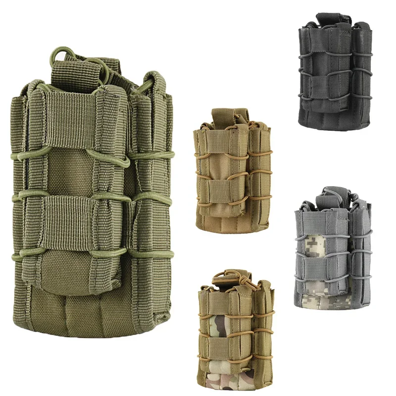 Molle Pouch Tactical Single Rifle Mag Pouch Airsoft Hunting Multicam Molle Magazine Pouch 7.62 M4 5.56 Rifle Hunting Gear