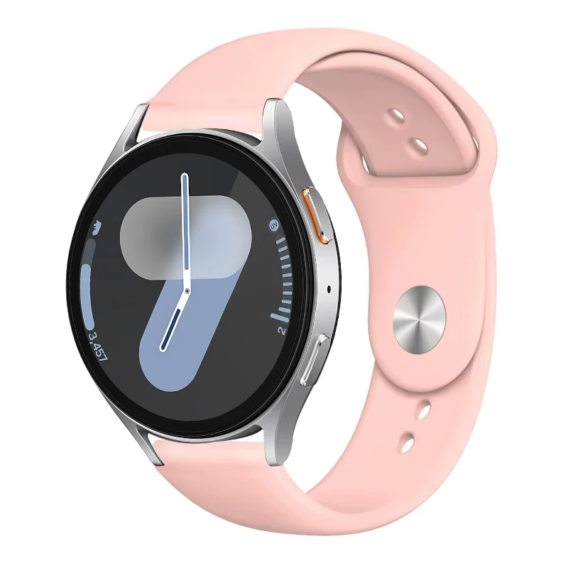 Silicone Strap for Samsung Galaxy Watch 7/4/5/6/4 classic/6 Classic/47mm/46mm Active 2/44mm/40mm 3 S3 20/22mm Wristband Bracelet