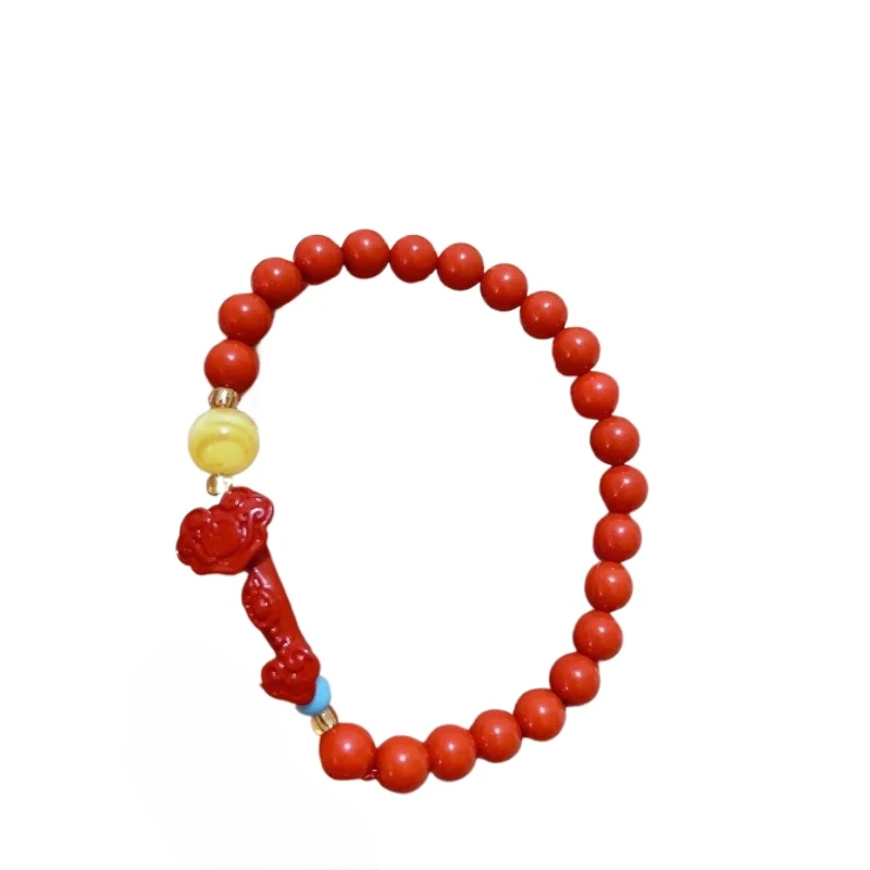 Natural Cinnabar Bracelet Transshipment Nafu Lucky Bag Men's and Women's Bracelets