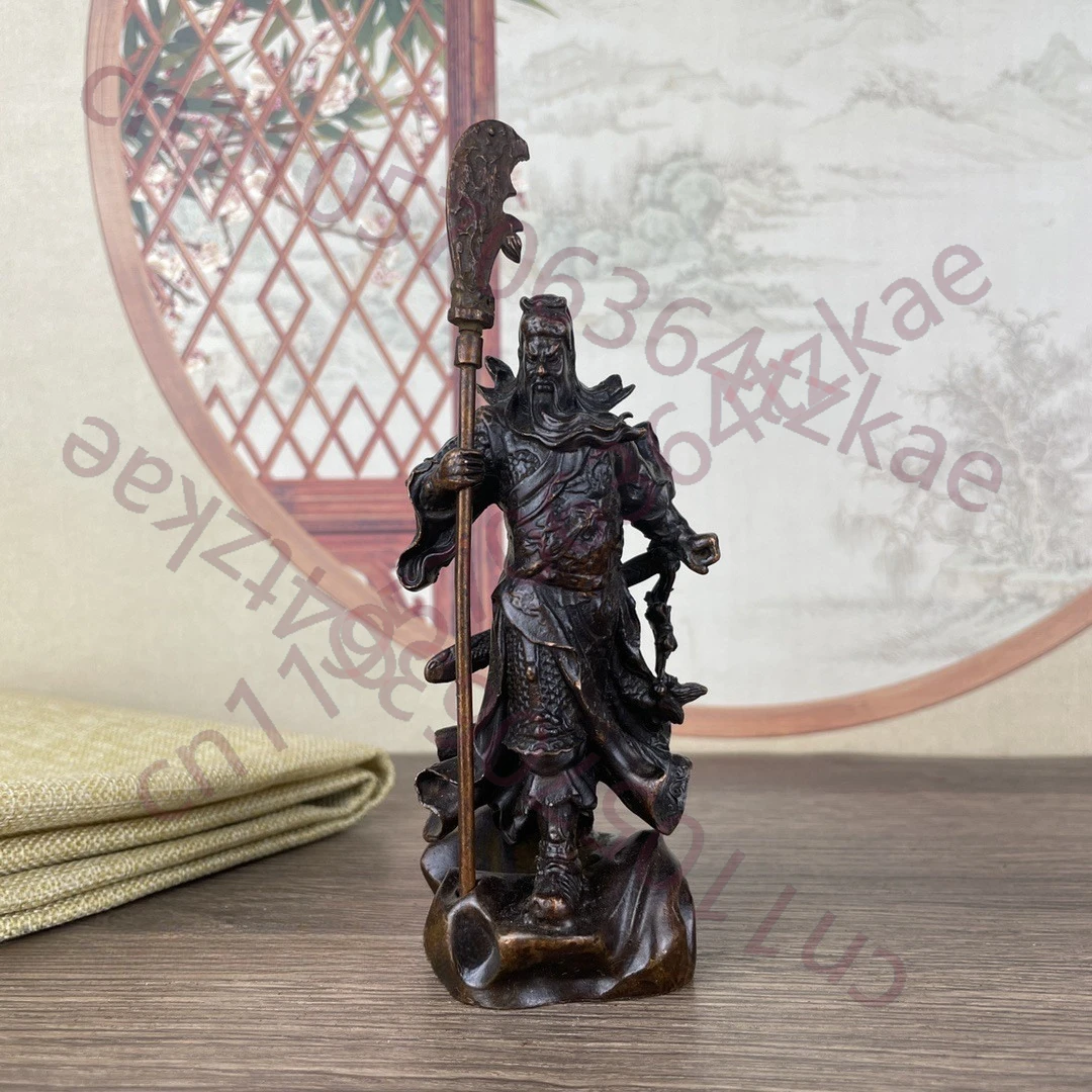

Chinese Antique Bronze Guan Yu Statue