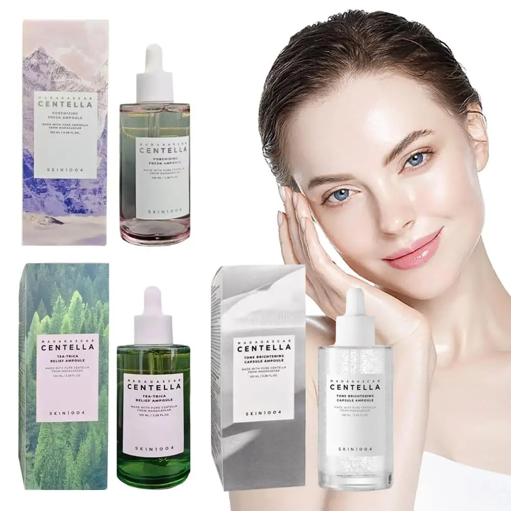 Centella Asiatica Skin Care Set Essence Moisturizing Calming Brightening Facial Serum Calming Moisturizing Brightening Face Care