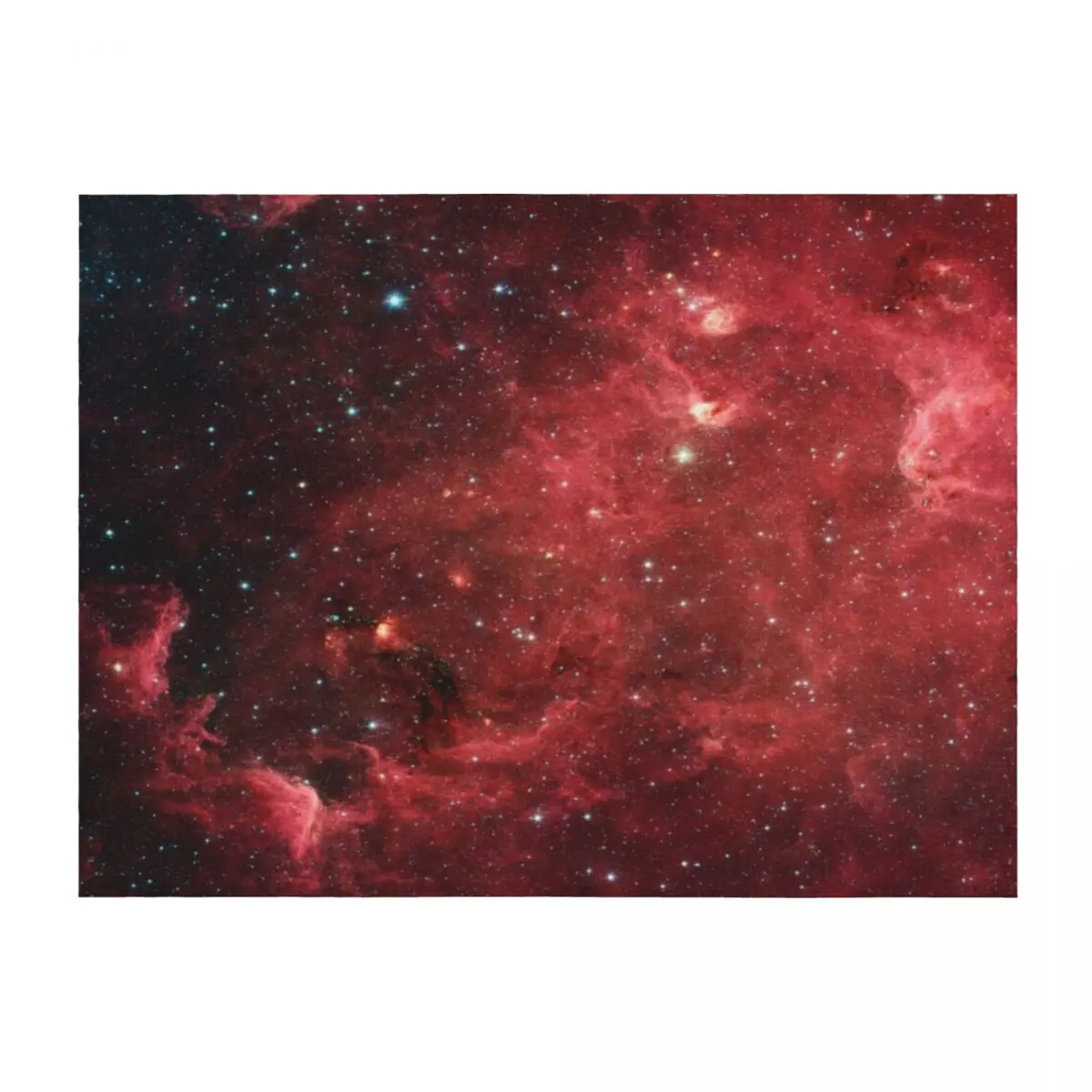 

North America Nebula Infrared, RBSSG Throw Blanket Heavy blankets ands Travel Stuffeds Blankets