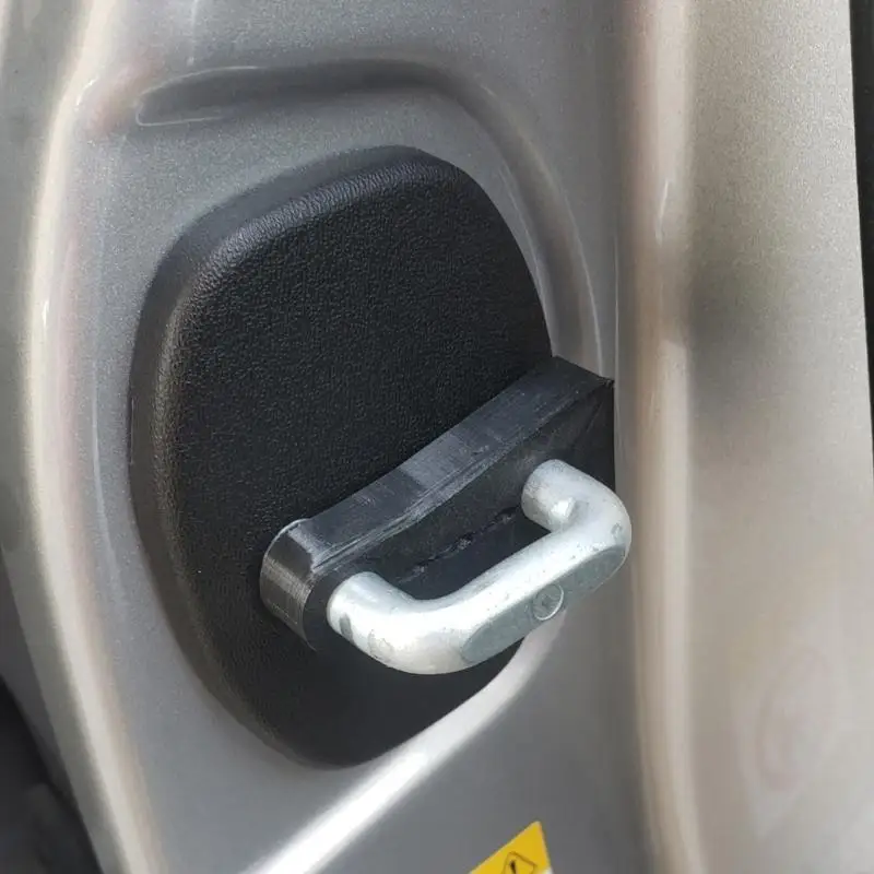 

124B 4pcs Door Lock Silencers Simple Installation Soundproofing Cushions Noise Reduction Door Lock Cushions for Vehicles