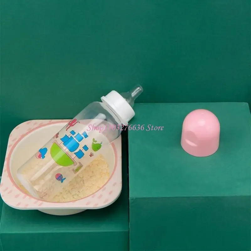 R6FD Lightweight Baby Bottle with Different Patterns 250ml Baby Bottles Baby Feeding Pacifier Bottle Quality Plastics Produced 