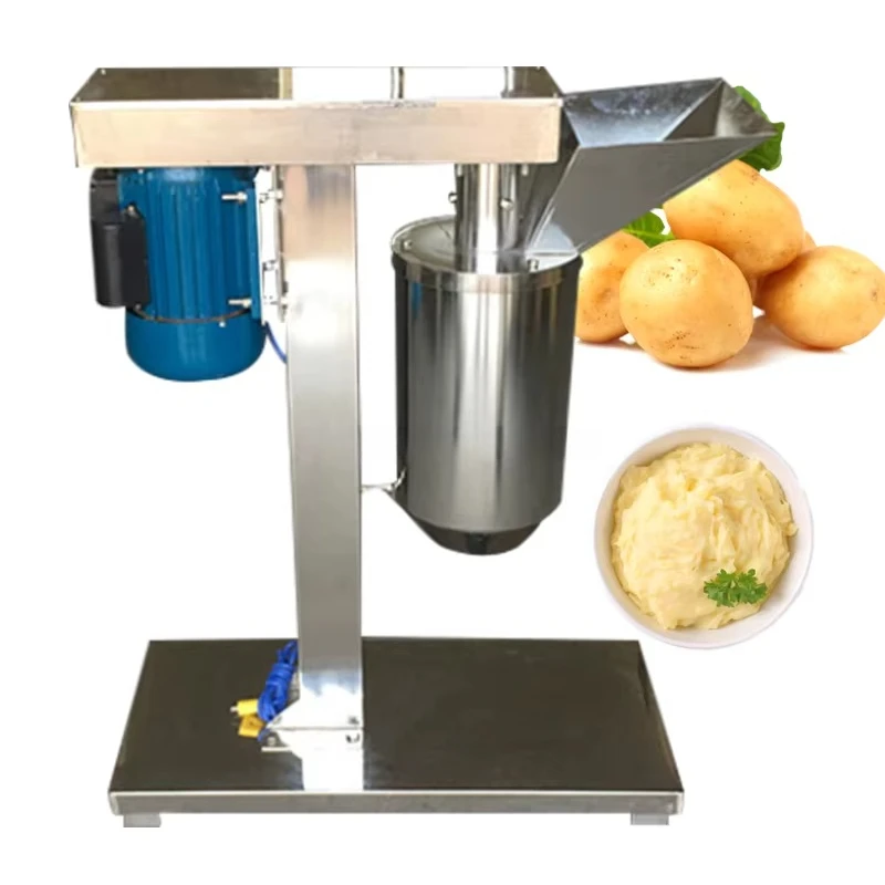 

Industrial Potato Puree Masher / Commercial Mashed Garlic Grinding Making Machine / Mashed Potato Chili Processing Machine