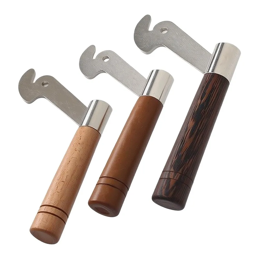 Adjusting Hot Components Stove Damper Tool Fire Door Opener Fireplace Tool With Hook Fireplace Tool Solid Wood Grip