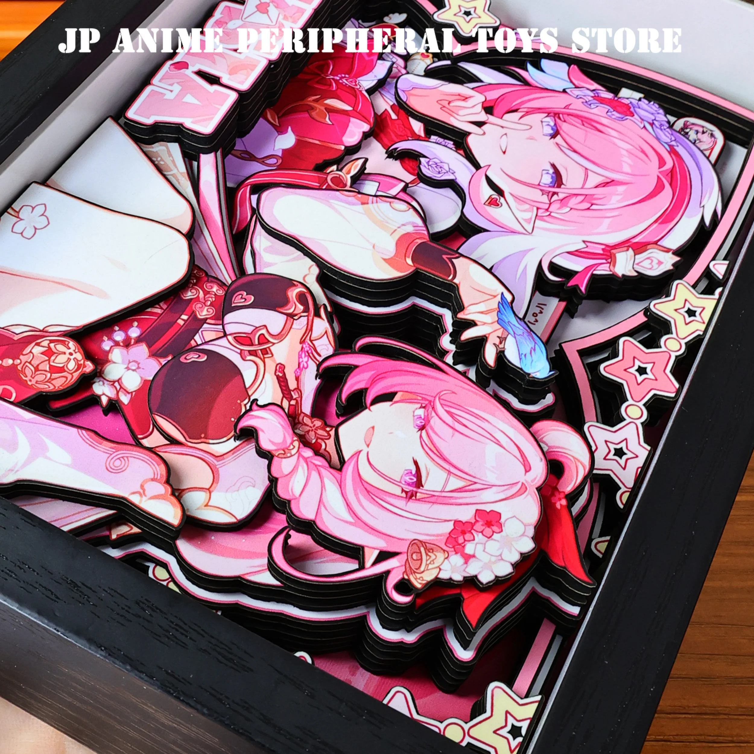 งานศิลปะแฮนด์เมด 3 มิติ ใหม่จาก Honkai Impact 3 รูปการ์ตูนเอลิเซีย ของสะสม ภาพตกแต่งโต๊ะทำงาน ของขวัญสำหรับแฟนคลับ