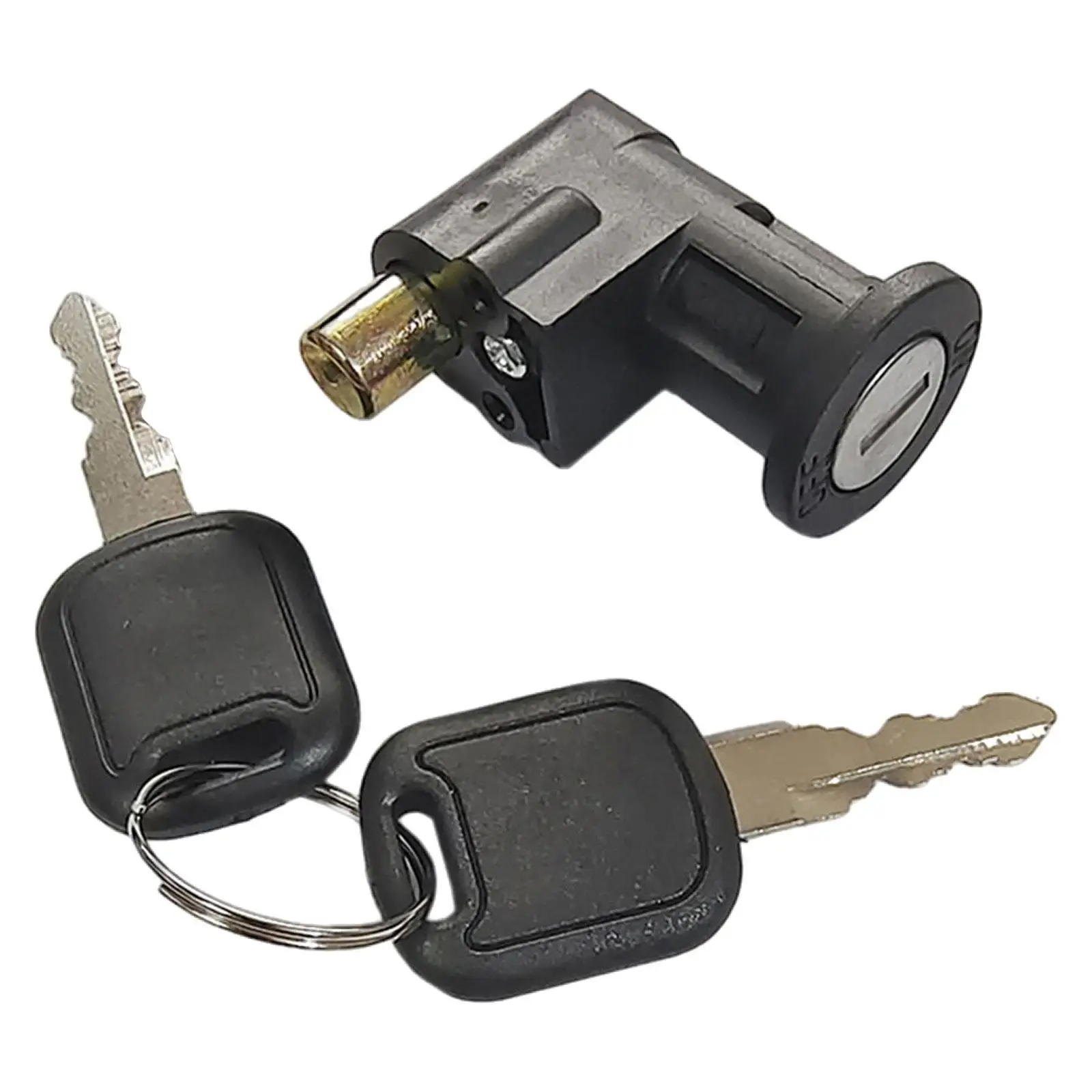 E Bike Battery Box Lock Multiuse Lightweight Rustproof Practical with 2 Keys Anti-thieves Lock for Electrombile Replacements