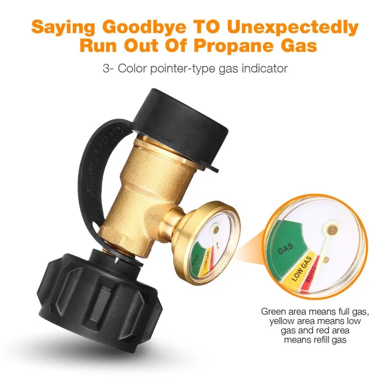 Gas Cylinder Copper With Meter Connector North American High Quality Easy Installation And Operation Connector Pol Connector