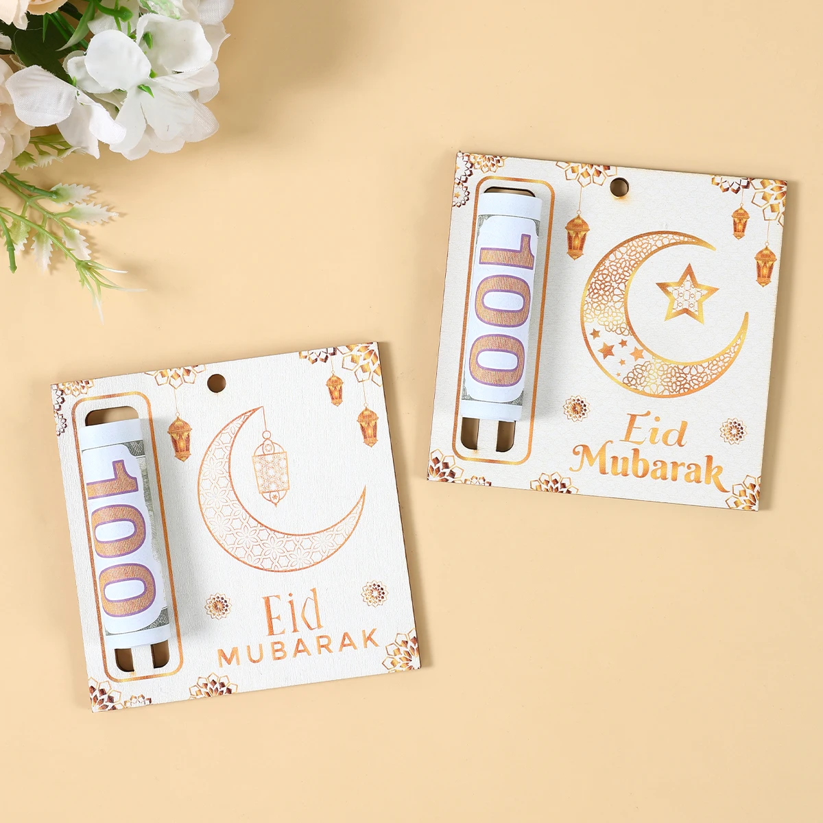EID Mubarak Decoration Money Cards Ramadan Decor 2025 for Home Money Cards Ramadan Kareem Islamic Muslim Party Eid Al Adha Gifts