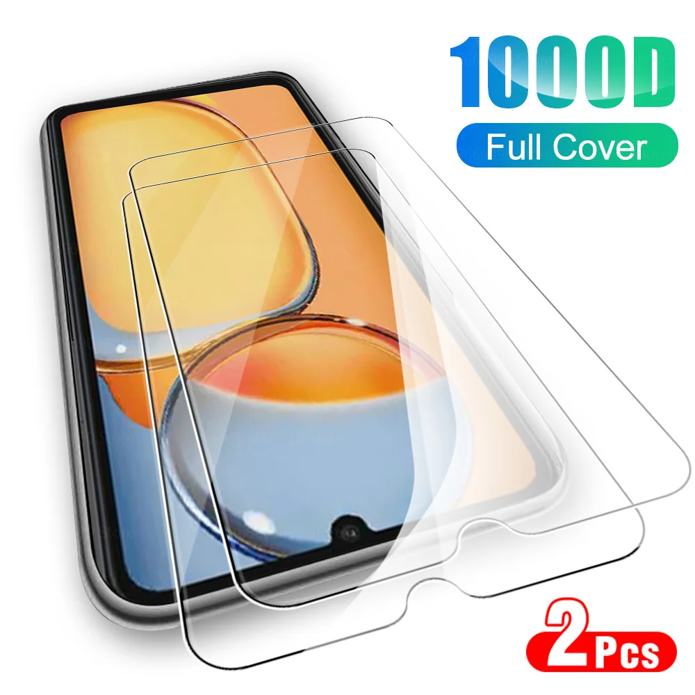 2PCS HD Tempered Glass Case For Xiaomi Redmi 13C Screen Protectors Xaomi Redmi 13C 13 C C13 Redmi13C Phone Protective Film Cover