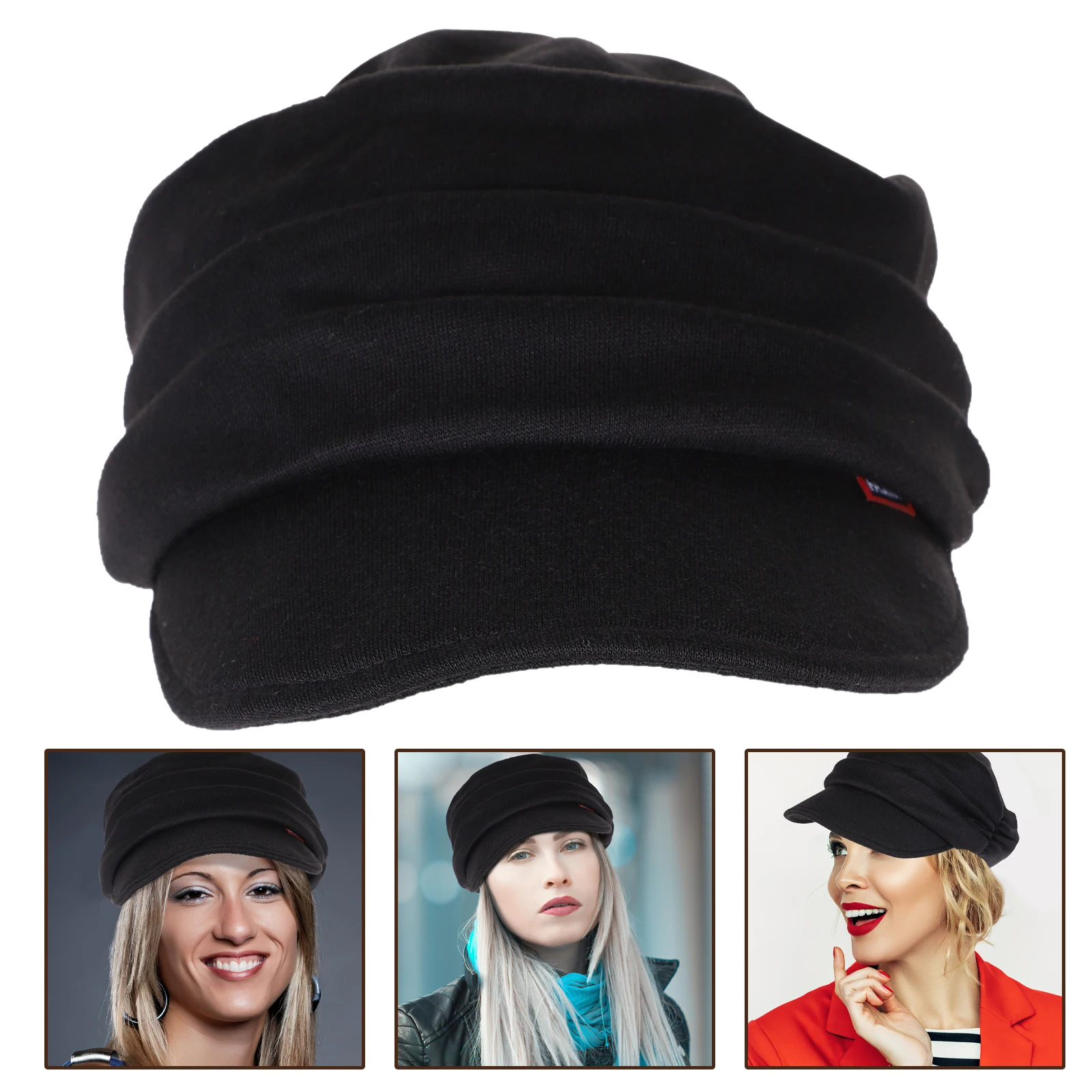 

Soft Brim Women Fashionable Hats Caps For Women Fashionable Peaked Casual Cloth Ladies Caps Matching Clothes Face Shape