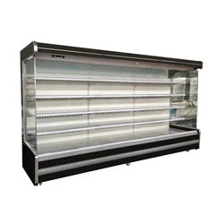 Commercial Supermarket Fruit Store Refrigerated Display Cabinet Air Curtain Cabinet Fresh-Keeping Fruit Spicy Hot Order Cabinet