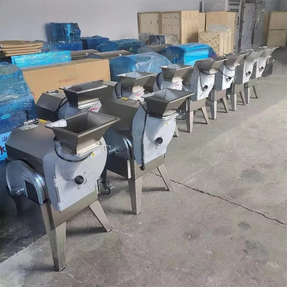 Industrial Single Head Sweet Potatoes Vegetable Cutter Chopper Slicer Dicer - Fruit Vegetable Processing Cutting Machine