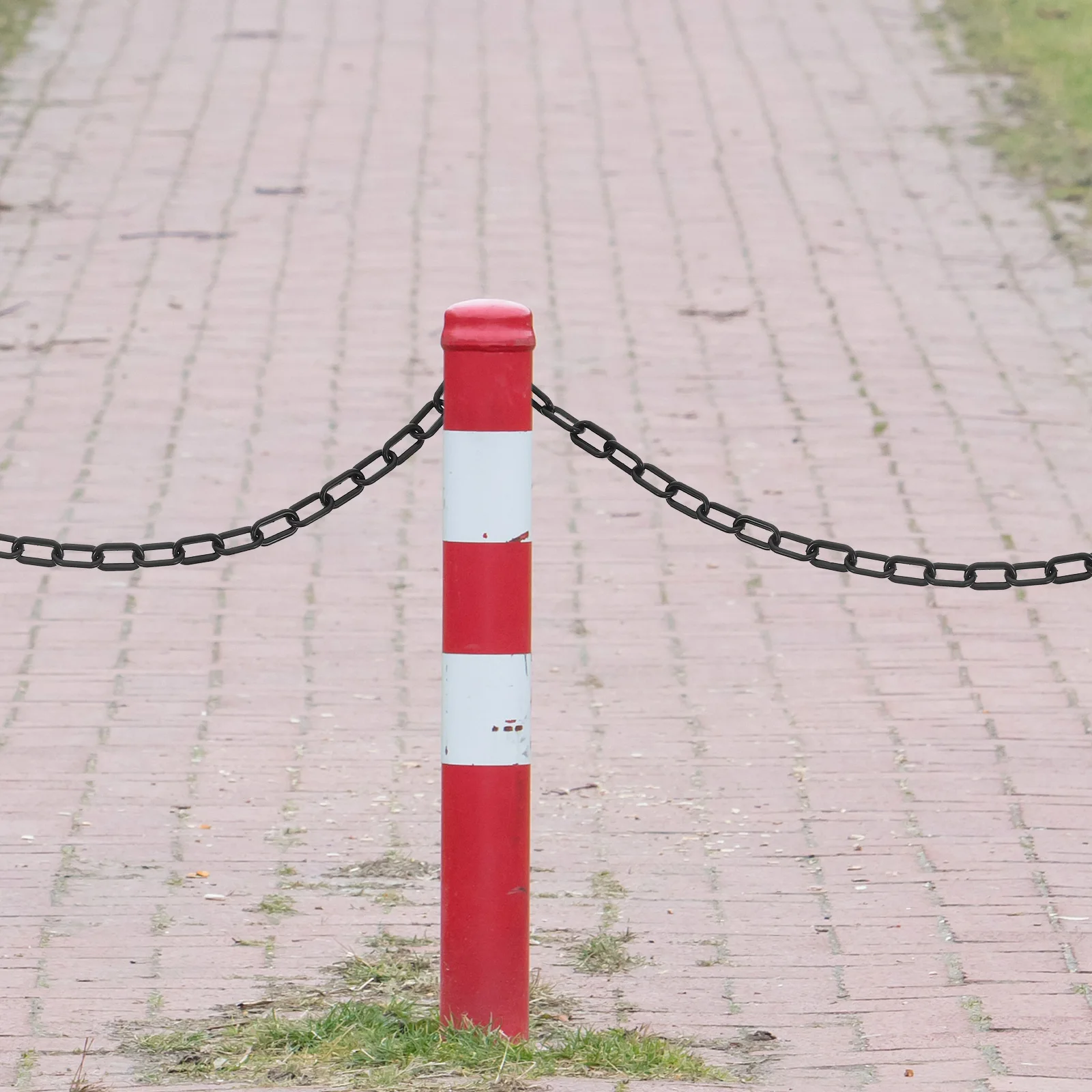 Plastic Chain Warning Protective Chain For Road Safety Barrier Caution Security Chain Links Hotel Isolation Barrier