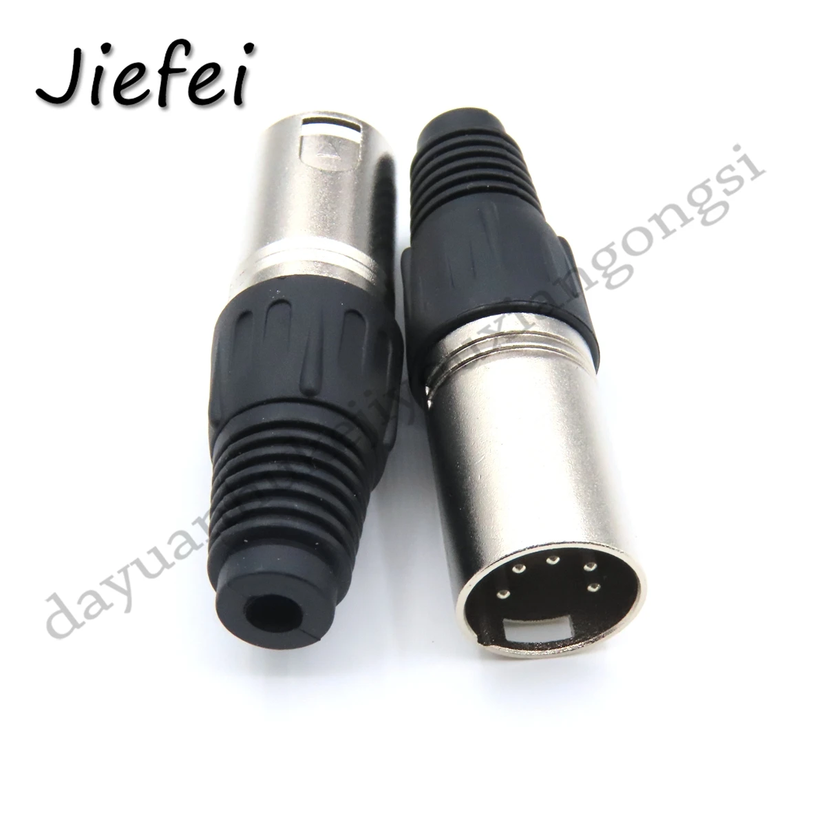 

25PCS 5 Pin XLR Male Solder CONNECTOR for Microphone Cable New