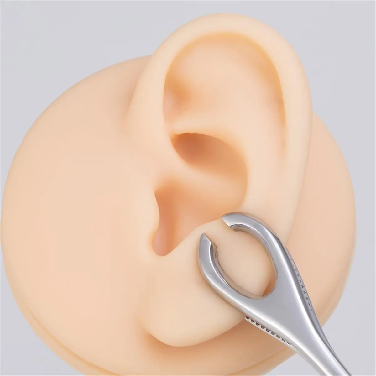 1pc Stainless Steel Body Jewelry Piercing Pliers Sponge Forceps Clamp Ear Lip Navel Nose Tongue Septum Piercing Tool