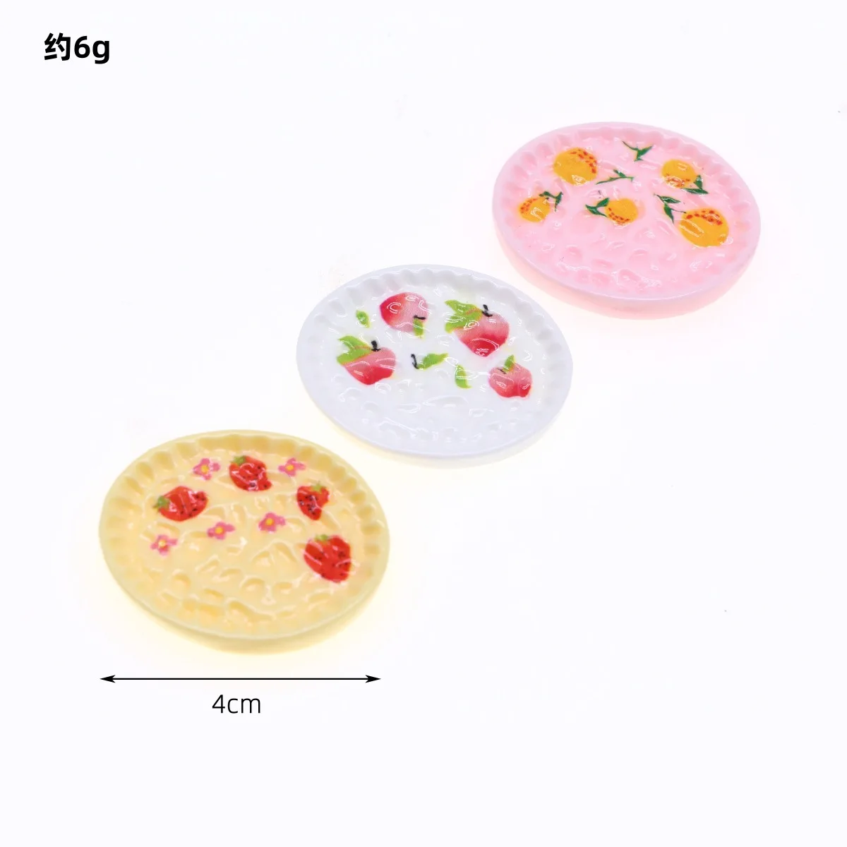 

9pcs Mini Simulated Food Realistic Cake Model Dollhouse Decor Portable Mini Plates Tray Toy Safe Materials Kitchen Prop
