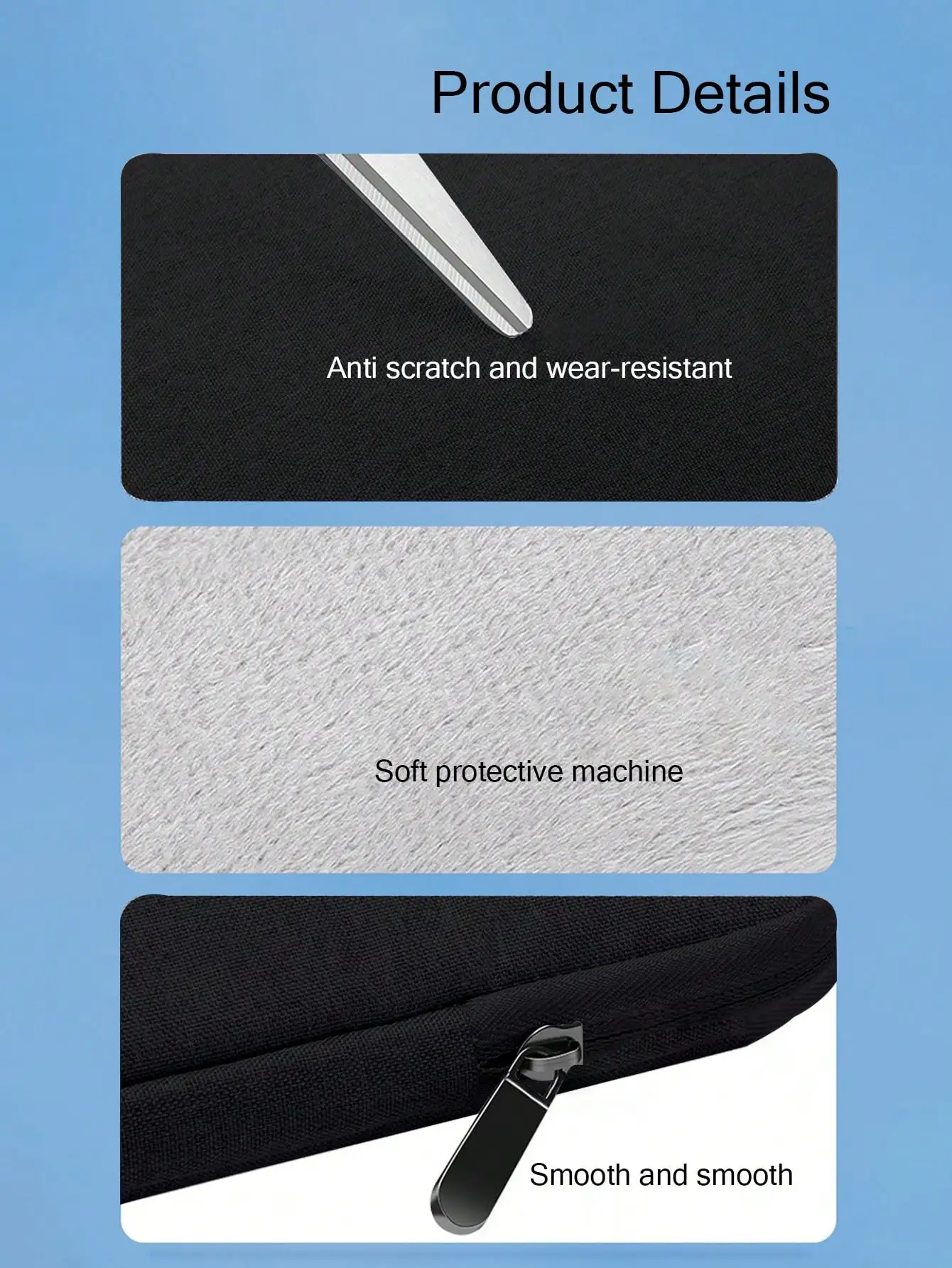 Business Laptop Bag Briefcase Waterproof Simple Portable Multifunctional Computer Sleeve Bag Two-In-One Laptop Bag