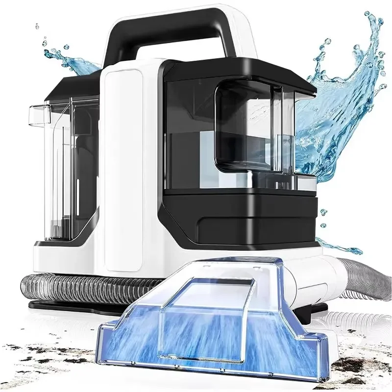 2026 Wet and Dry Shampoo Cleaner Machine Portable Carpet and Upholstery Deep Cleaner With Self-Cleaning Tough Stain Tools