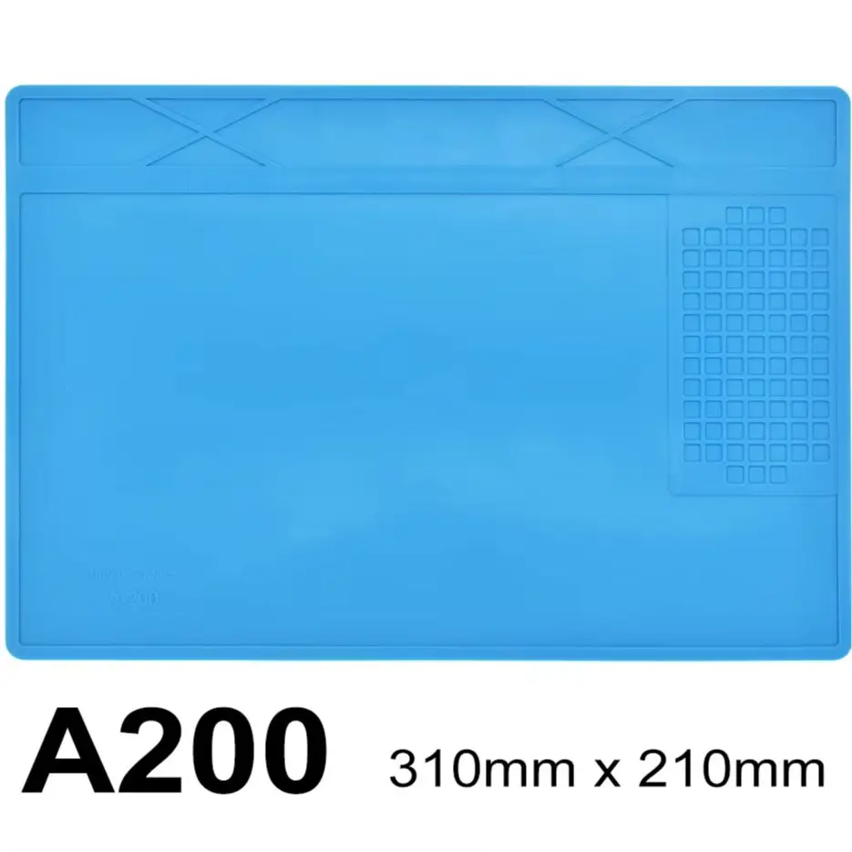 Silicon ESD Heat Insulation Working Mat Soldering Station Iron Phone Computer Repair Pad Heat-resistant BGA Insulator Platform