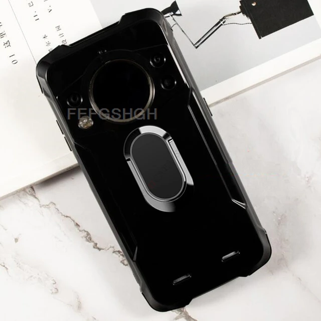 Dla Cubot KingKong 9 6,58 "KingKong9 Cubot KingKong AX tylny uchwyt pierścieniowy uchwyt etui na telefon Smartphone TPU miękka pokrywa silikonowa
