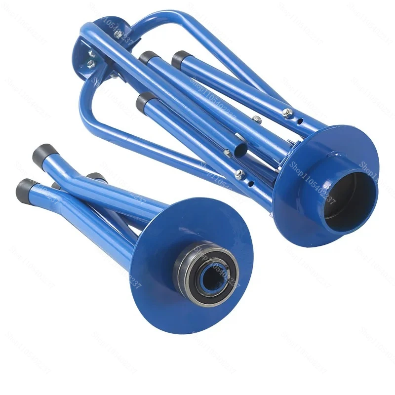 

Heavy Duty Double Bearing Elevator Wire Rope Dispenser Thickened Foldable Pay off Stand for Speed Limiter Cable