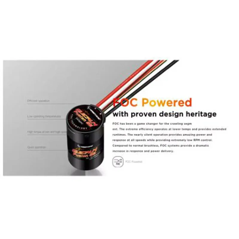 

1/14 RC Hobbywing Quicrun Fusion Se 40a 1800kv 1200kv Combined Motor Esc For 1/10 1/8 Rc Model Car Crawler Accessories