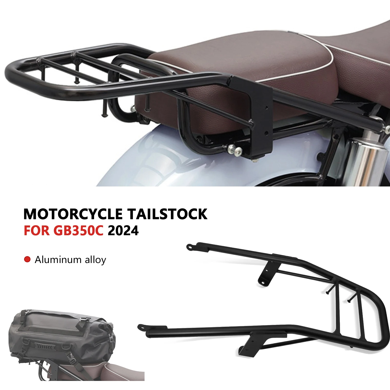 

Задняя багажная полка для мотоцикла, задняя стойка, держатель хвостового ящика, кронштейн, задний кронштейн для хранения для GB350C GB 350C 2024 2025
