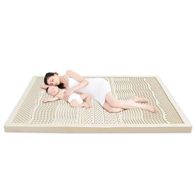 Thailand natural 100% latex mattress with cover natural rubber pure mattress 1.8m bed 2.0m thickened home dormitory cushion mats