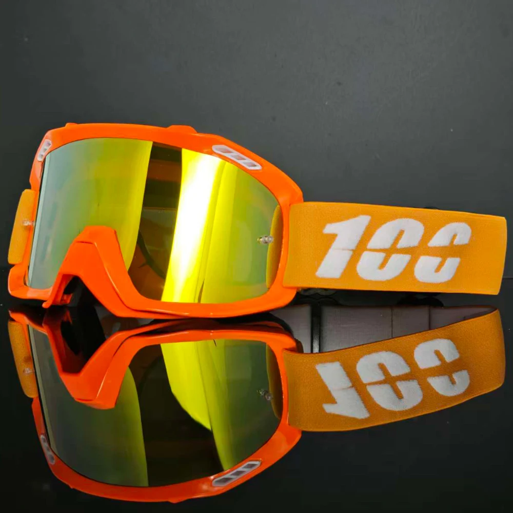 100 lenti ad alta definizione occhiali da sci da snowboard antivento antipolvere antisabbia tutto il giorno uomo donna moda occhiali sportivi all'aria aperta