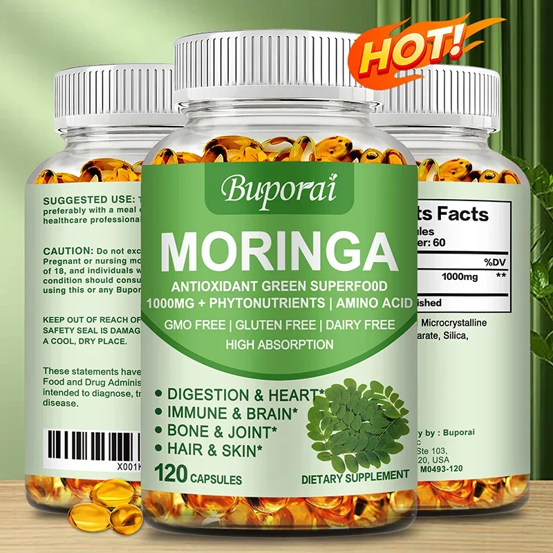 Moringa - Support Immune System, Energy, Metabolism, Detoxification, Antioxidant