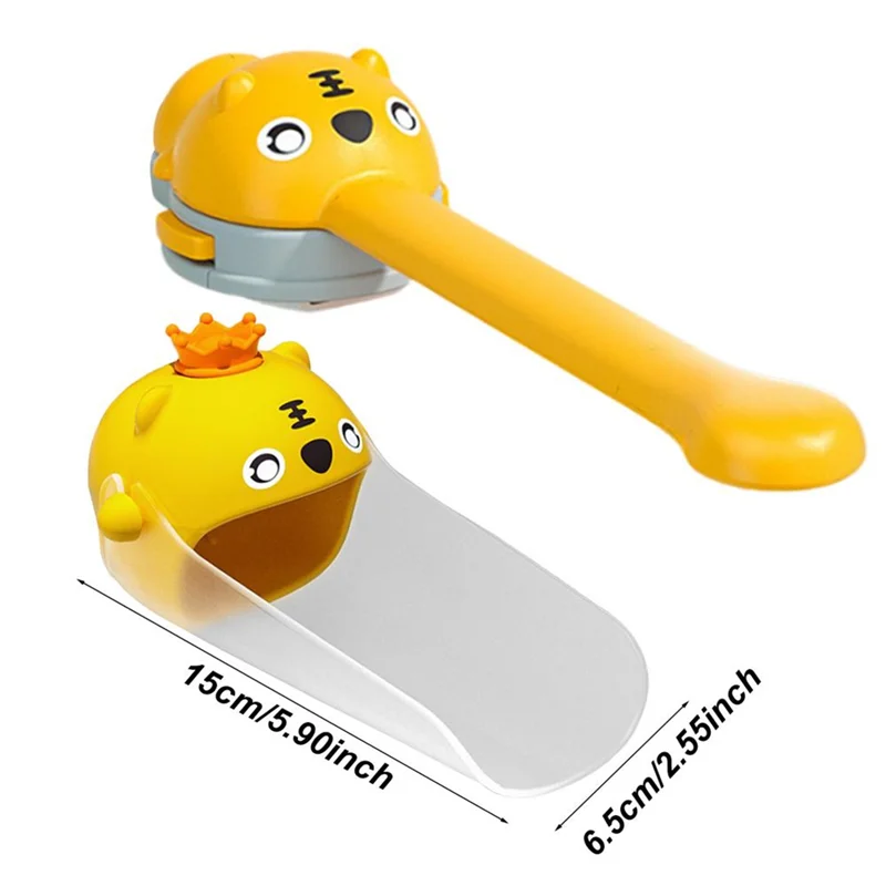 ABNG удлинитель для смесителя с мультяшными животными для детей, ручная стирка в ванной, аксессуары для раковины, кухня, удобная для мытья ребенка