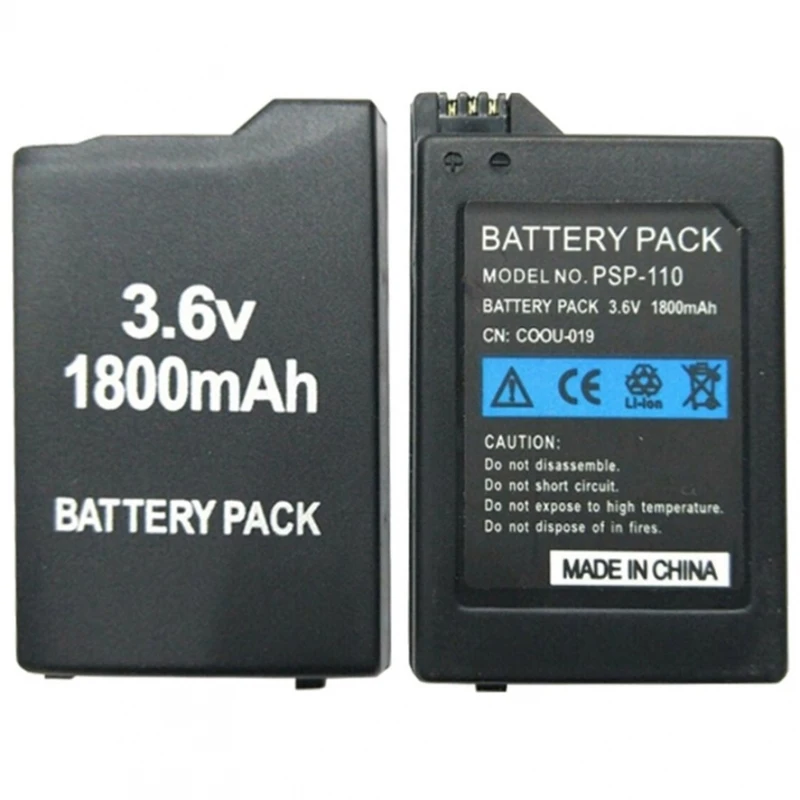 COMPATIBLE BATTERY for PSP 1000 1004 FAT FAT 1800 mAh BATTERY 1001 1002 1003 # Sony PSP 100X (PSP-1000, PSP-1001, PSP-1002, PSP-1003, PSP-1004, PSP-1005, PSP-1006, PSP-1007, PSP-1008)