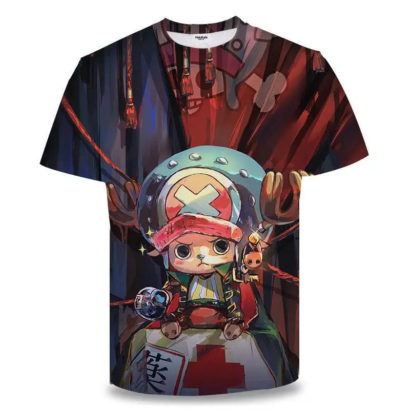 Roronoa Zoro Portgas D ZanMonkey D., 1 pièce T-shirt à manches courtes pour homme, Luffy, Tony, Chopper, Sanji, Anime Figure, Casual