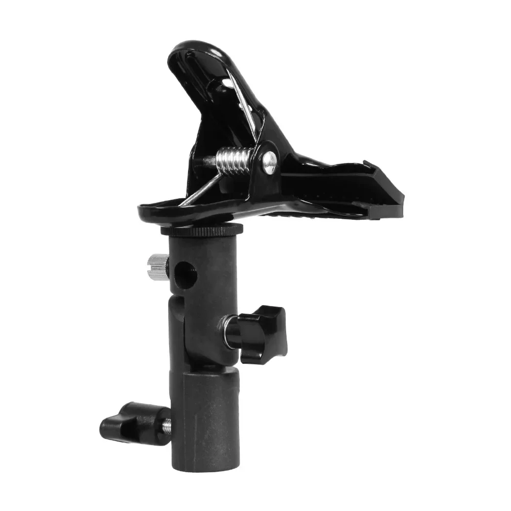 Reflector Clamp Clip Holder Light Stand Attachment 1/4\