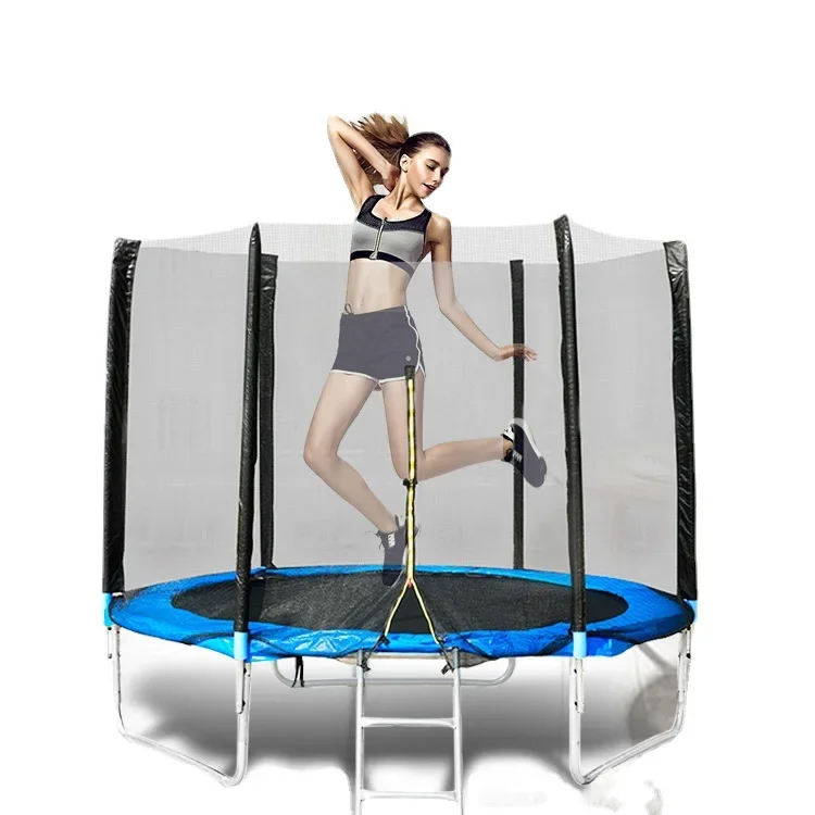 Duża elastyczna trampolina do użytku na zewnątrz dla dorosłych i dzieci, sprzęt fitness, 6FT, 10FT, 14TF, 16FT