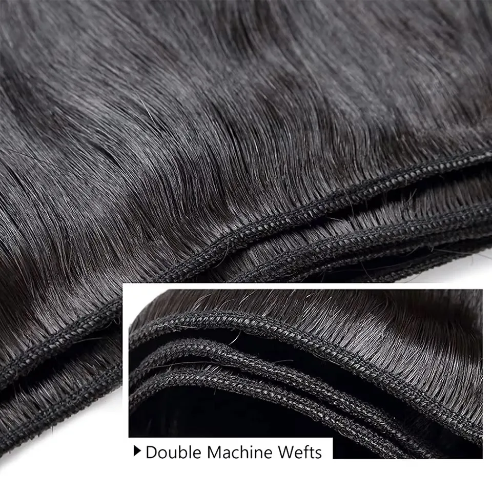 Knochenglattes Haarbündel 12A Brasilianischer Großhandel Günstige natürliche Farbe 100 % reines Echthaar Extensions 40 Zoll für schwarze Frauen