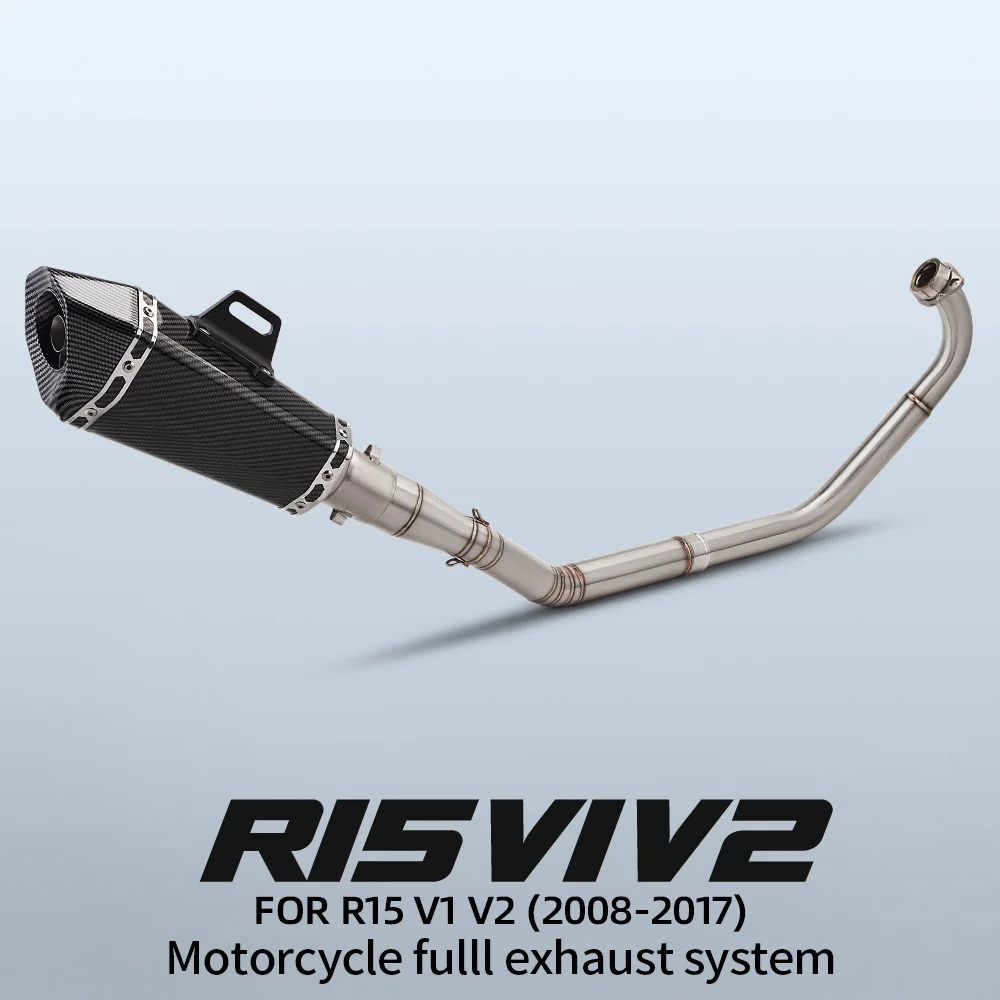 

For MT15R15V1V2 (2008-2017) V3R15-V4Xsr155 motorcycle stainless steel 51mm catalyst system exhaust device