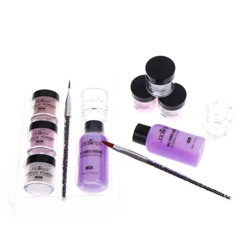 Acrylic Nail Kit Powder Liquid Crystal Cup Full Set For At Home Nail Art Practice Manicure DIY Professional UseHotsale
