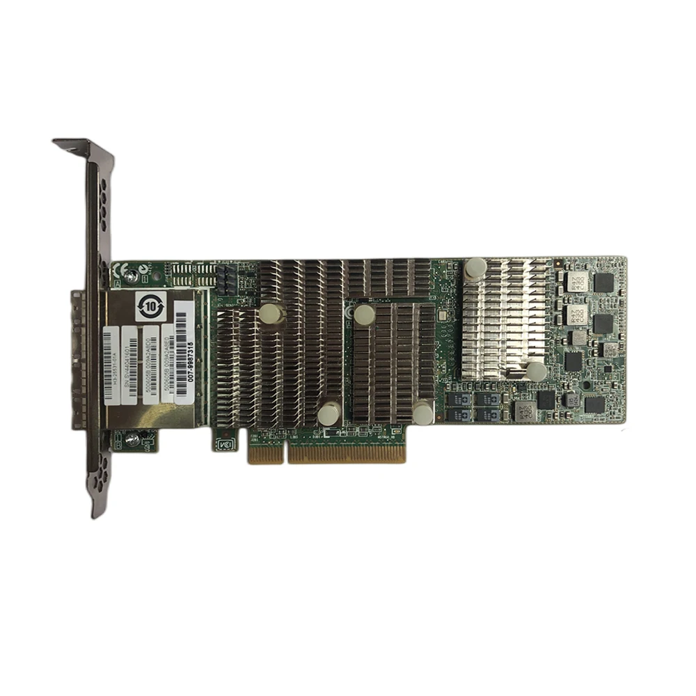 

Оригинальный LSI SAS 9206-16E для серверного RAID-контроллера, карты 6 Гбит/с SAS HBA, полнопрофильный, P20, прошивка IT-Mode, ZFS frenas UnRAID